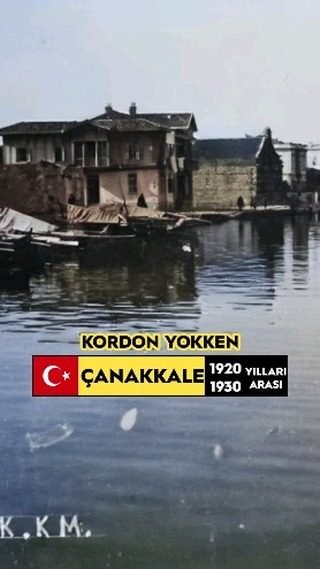 Çanakkale de henüz kordon yokken :)
