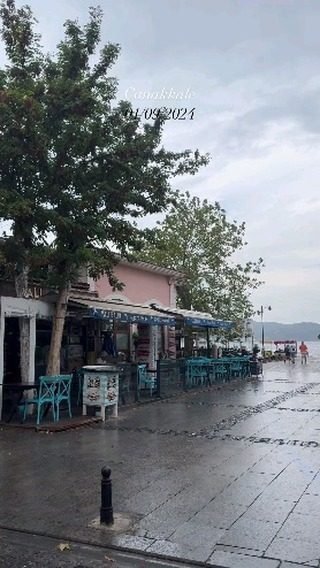 Çanakkale de yağmur