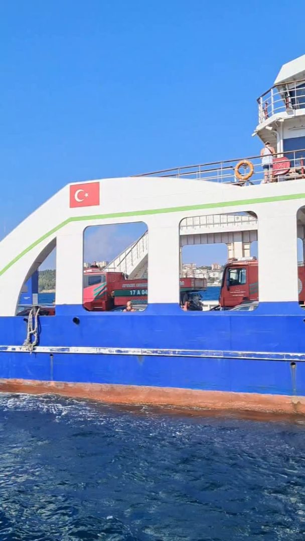 Orman, Jandarma ve Ezine Belediyesine ait itfaiye araçları yangın b…