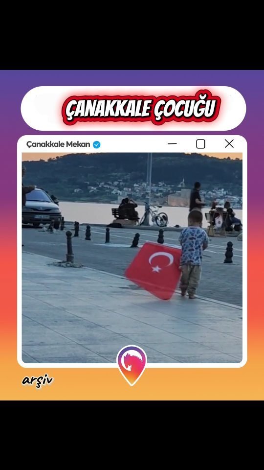 Küçücük elleriyle, kocaman yüreğiyle taşıdığı o emanet bizim şerefi…