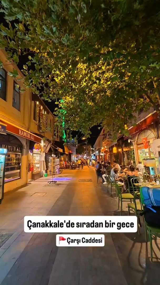 Çanakkale'de sıradan bir gece