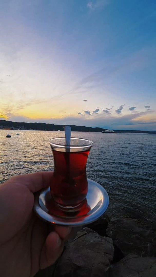Çanakkale'de akşam doğru